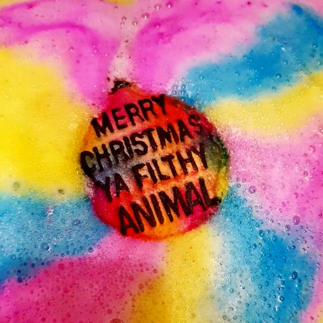 Merry Christmas Ya Filthy Animal Bath Bomb x5