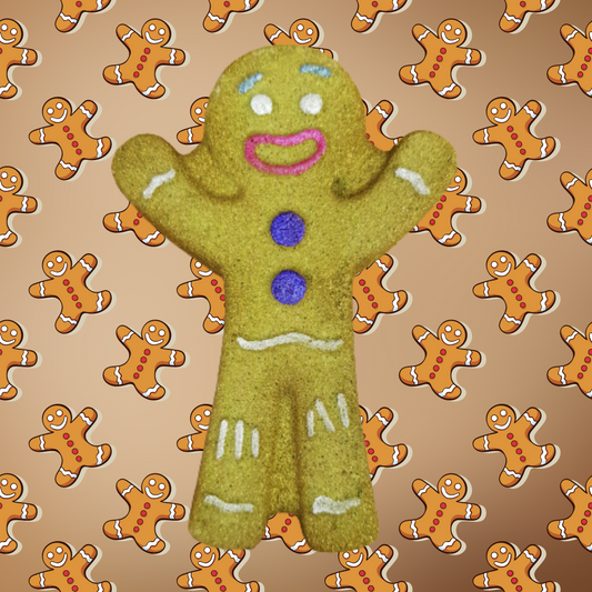 Gingerbread Guy Bath Bomb x5