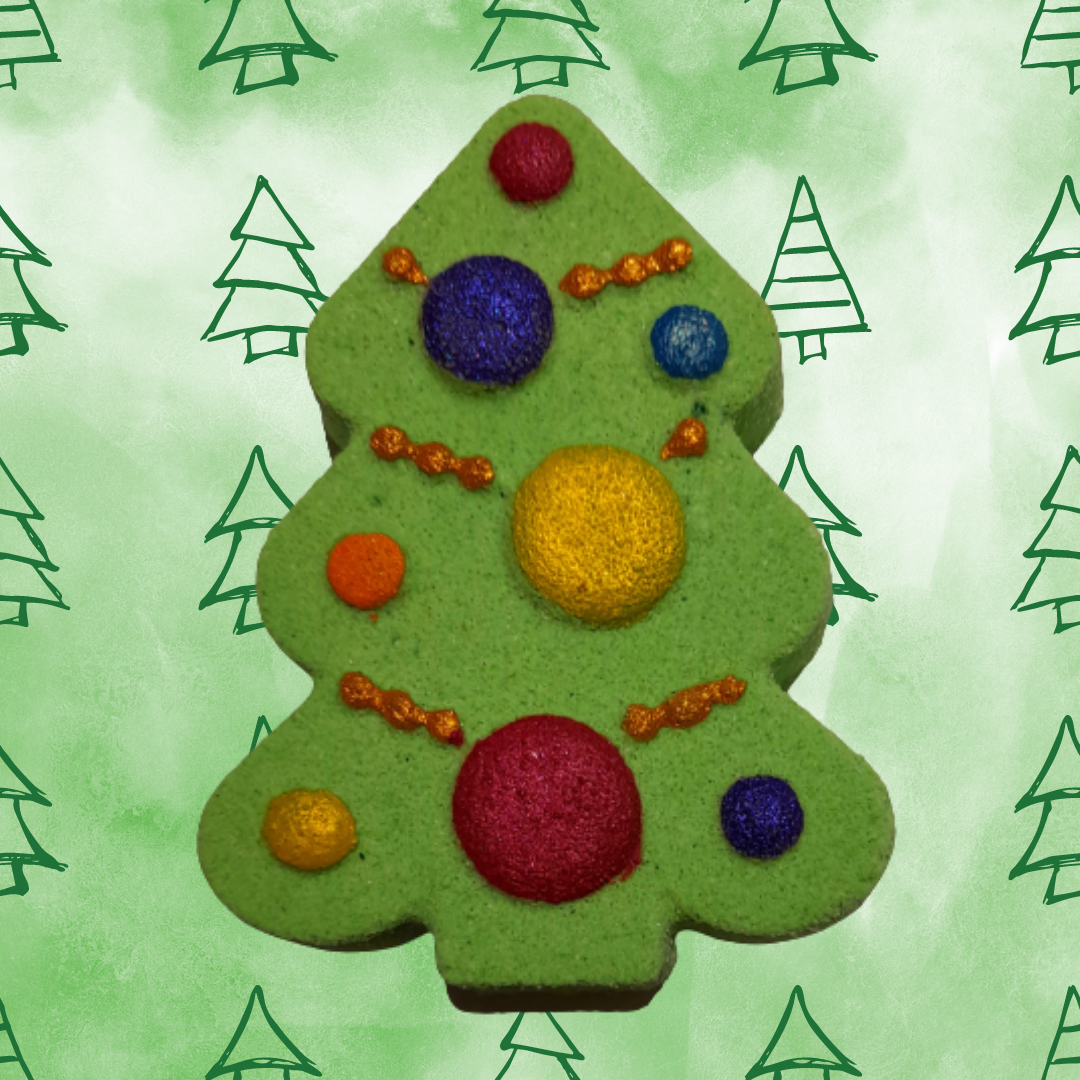 Christmas Tree Bath Bomb x5