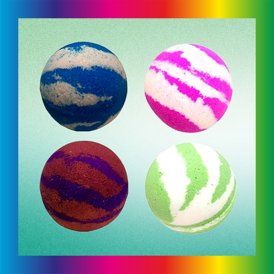 COCOA BUTTER BATH BOMBS x5